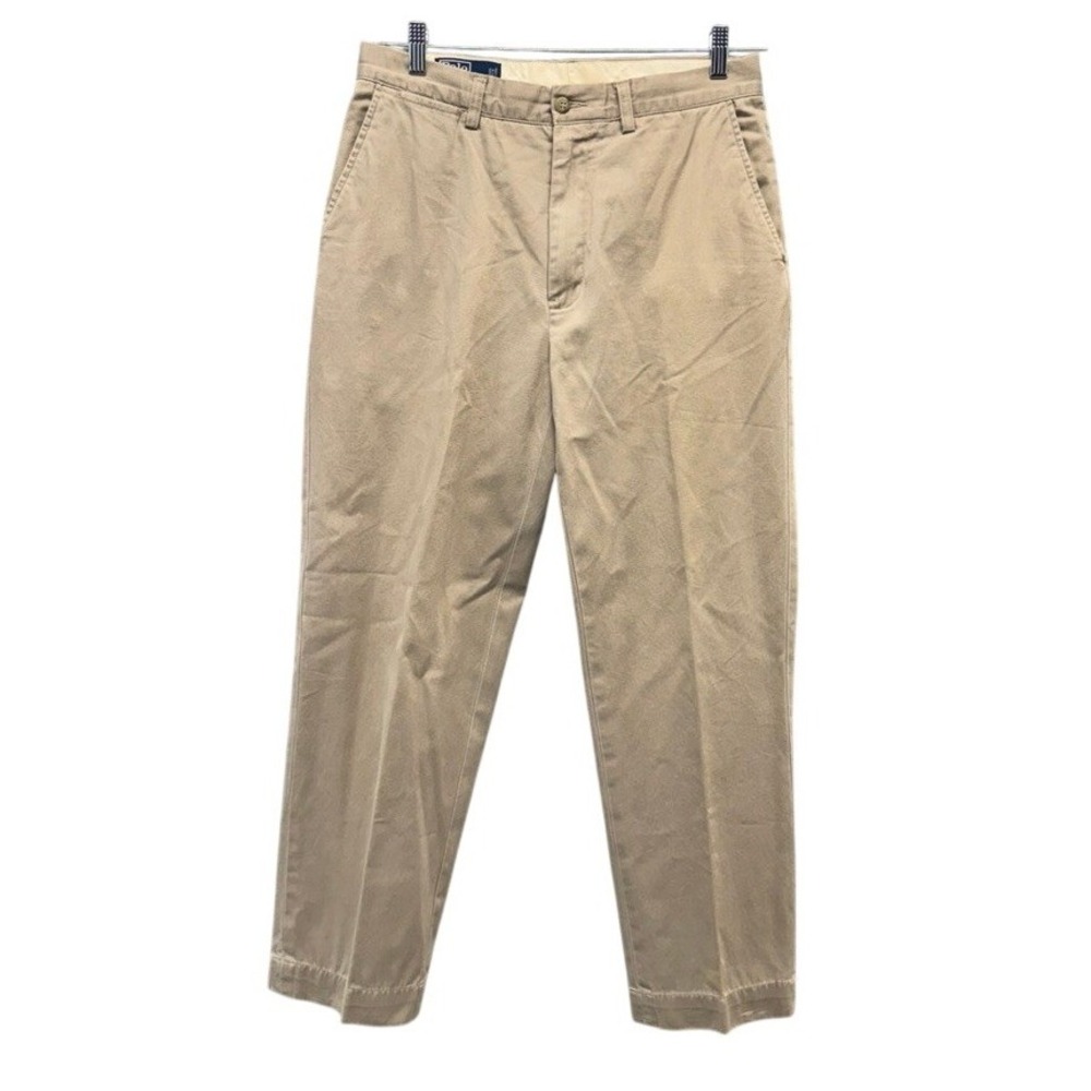 Polo Ralph Lauren Prospect Pant Mens 32x30 Tan Khaki Classic Chino Cotton Twill